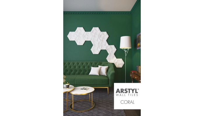 Panel ścienny 3D NMC Coral, Arstyl Wall Tiles by Mac Stopa