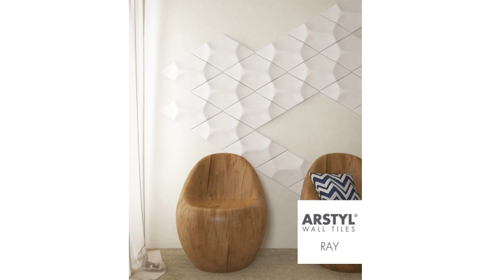 Panel ścienny 3D NMC Ray, Arstyl Wall Tiles by Mac Stopa