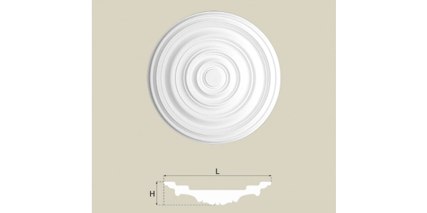 Rozeta sufitowa Creativa R-13