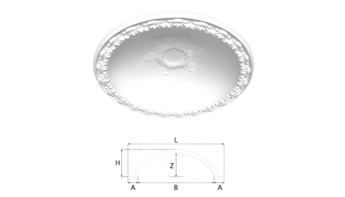 Rozeta sufitowa R-01 - Creativa